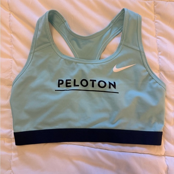 Nike Peloton Sports Bra in Light Blue size large - Picture 1 of 3